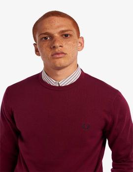 Jersey Fred Perry Classic Crew Granate