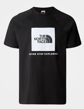 Camiseta The North Face Raglan Redbox Tee-Eu Negra