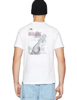 Camiseta The North Face SS blanca  Tee hombre