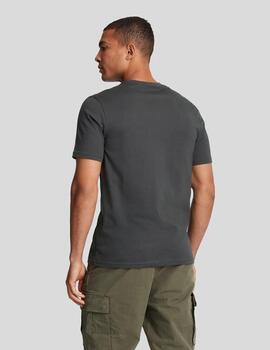 Camiseta Lyle&Scott Plain Gris hombre