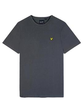 Camiseta Lyle&Scott Plain Gris hombre