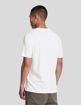 Camiseta Lyle&Scott Anatomy of type Graphic Blanca hombre