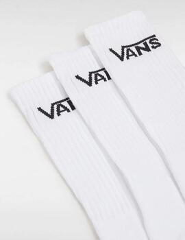 Calcetines Vans Classic Crew Rox Blancos