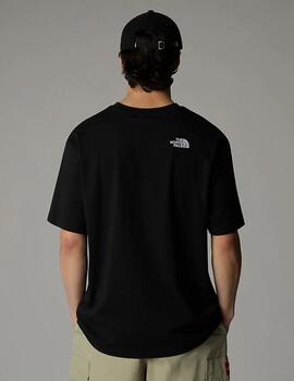 Camiseta The North Face Essential oversize  Negra unisex