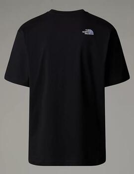 Camiseta The North Face Essential oversize  Negra unisex