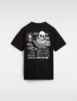 Camiseta Vans Crazy Eddy SS Negra hombre