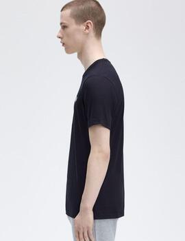 Camiseta Fred Perry Crew Neck Marino hombre