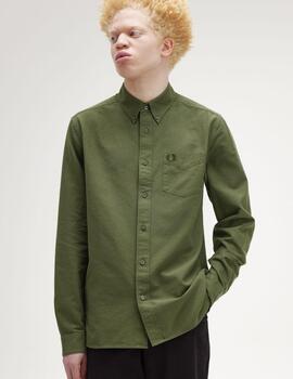 Camisa Fred Perry Oxford Verde Oliva hombre