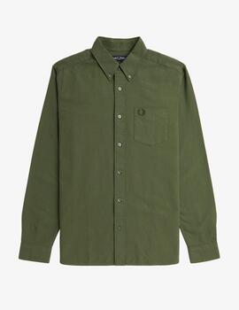 Camisa Fred Perry Oxford Verde Oliva hombre