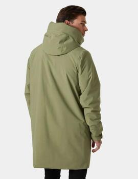 Parka HH Munich Ins Rain Verde hombre