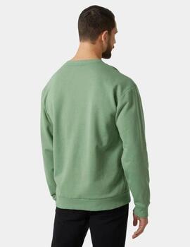 Sudadera HH Yu Crew Verde hombre