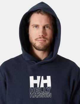 Sudadera HH Fleece Graphic hoodie Marina hombre