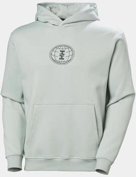 Sudadera HH Fleece Graphic hoodie Verde agua hombre