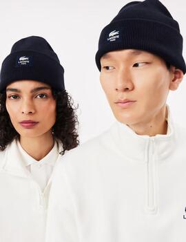 Gorro Lacoste Bonnet Marino unisex