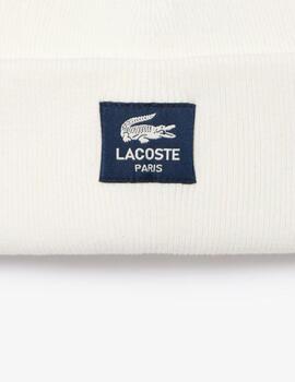 Gorro Lacoste Bonnet Crudo unisex