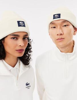 Gorro Lacoste Bonnet Crudo unisex