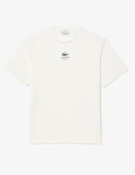 Camiseta Lacoste Blanca hombre