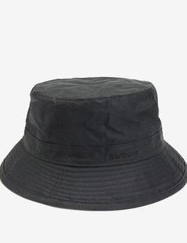 Sombrero Barbour Wax Bucket Verde Botella hombre