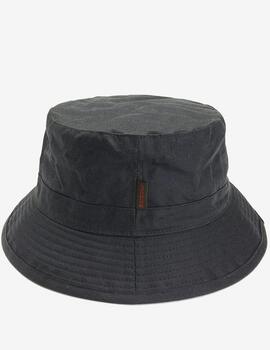 Sombrero Barbour Wax Bucket Verde Botella hombre