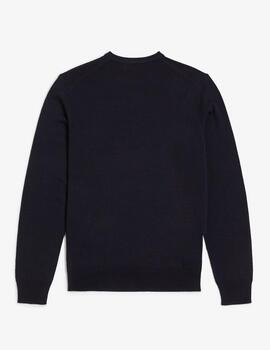 Jersey Fred Perry Classic Crew Marino hombre