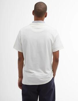 Camiseta Barbour Logo Blanca hombre