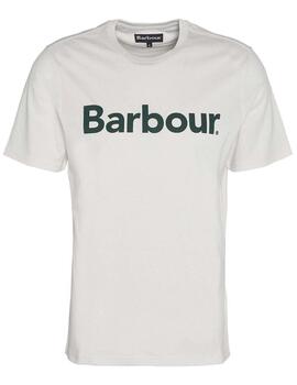 Camiseta Barbour Logo Blanca hombre