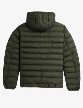 Cazadora Fred Perry Hooded Insulated Verde Oliva hombre