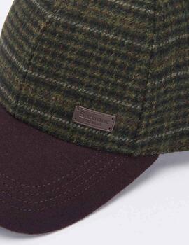 Gorra Barbour Clyde Marrón/Verde Oliva unisex