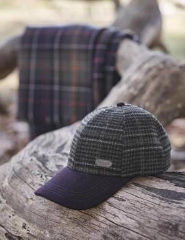 Gorra Barbour Clyde Marrón/Verde Oliva unisex