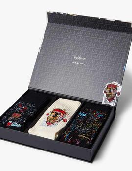 Calcetines Pack-3 Jimmy Lion Athletic Basquiat II hombre