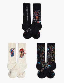 Calcetines Pack-3 Jimmy Lion Athletic Basquiat II hombre