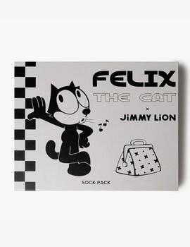 Calcetines Pack-3 Jimmy Lion Felix The Cat unisex