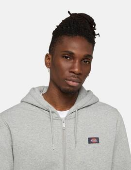 Sudadera Dickies Oakport Zip Gris hombre