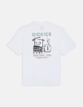 Camiseta Dickies Industrial Zone Blanca hombre