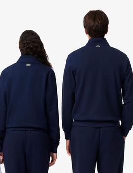 Sudadera Lacoste Azul zip unisex