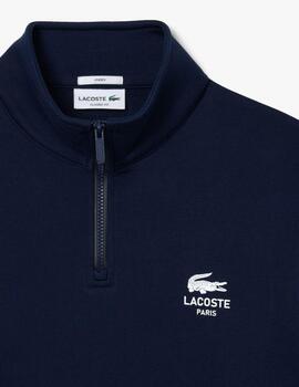 Sudadera Lacoste Azul zip unisex