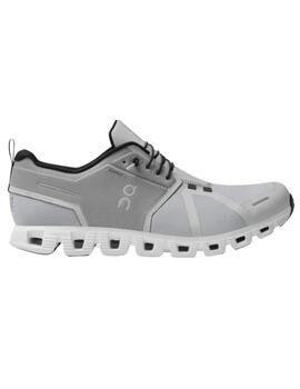 Zapatilla On running Cloud 5 Waterproof Gris