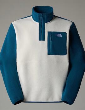 Polar The North Face Yumiori 1/4 Zip Azul/Blanco  unisex