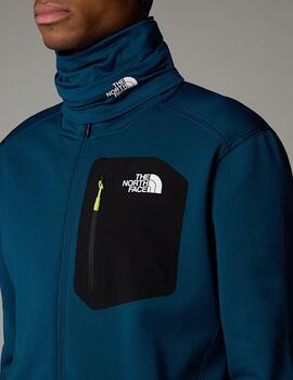 Forro Polar The North Face Crest Fz Azul hombre