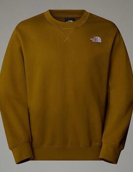 Sudadera The North Face Essential Crew Mostaza hombre