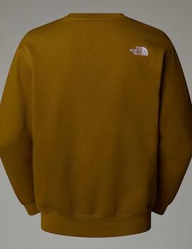 Sudadera The North Face Essential Crew Mostaza hombre