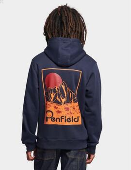 Sudadera Penfield Mountain Graphic Marina Hombre