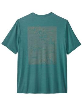 Camiseta Patagonia M´s Cap Cool Daily Agua Marina Hombre