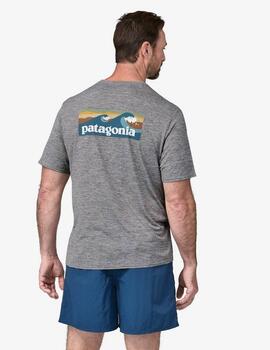 Camiseta Patagonia M´s Cap Cool Daily Gris Hombre