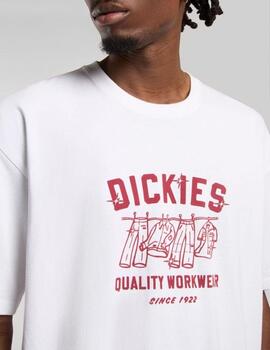 Camiseta Dickies Laundry Boxy SS Tee Blanca Hombre