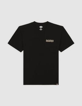 Camiseta Dickies Bricklane SS Tee Negra Hombre