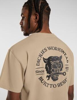 Camiseta Dickies Wrench SS Tee Beige Hombre