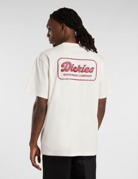 Camiseta Dickies Lewistown SS Tee Egret Hombre