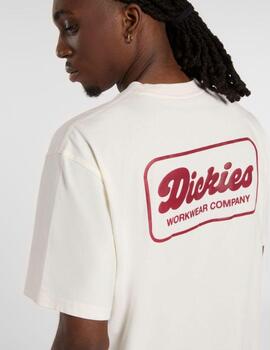 Camiseta Dickies Lewistown SS Tee Egret Hombre