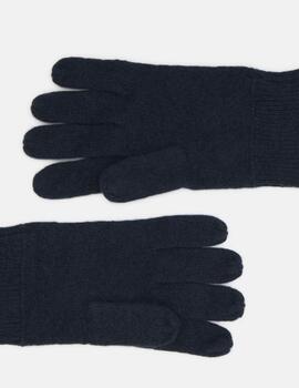 Guantes Lyle & Scott Racked Rib Azules